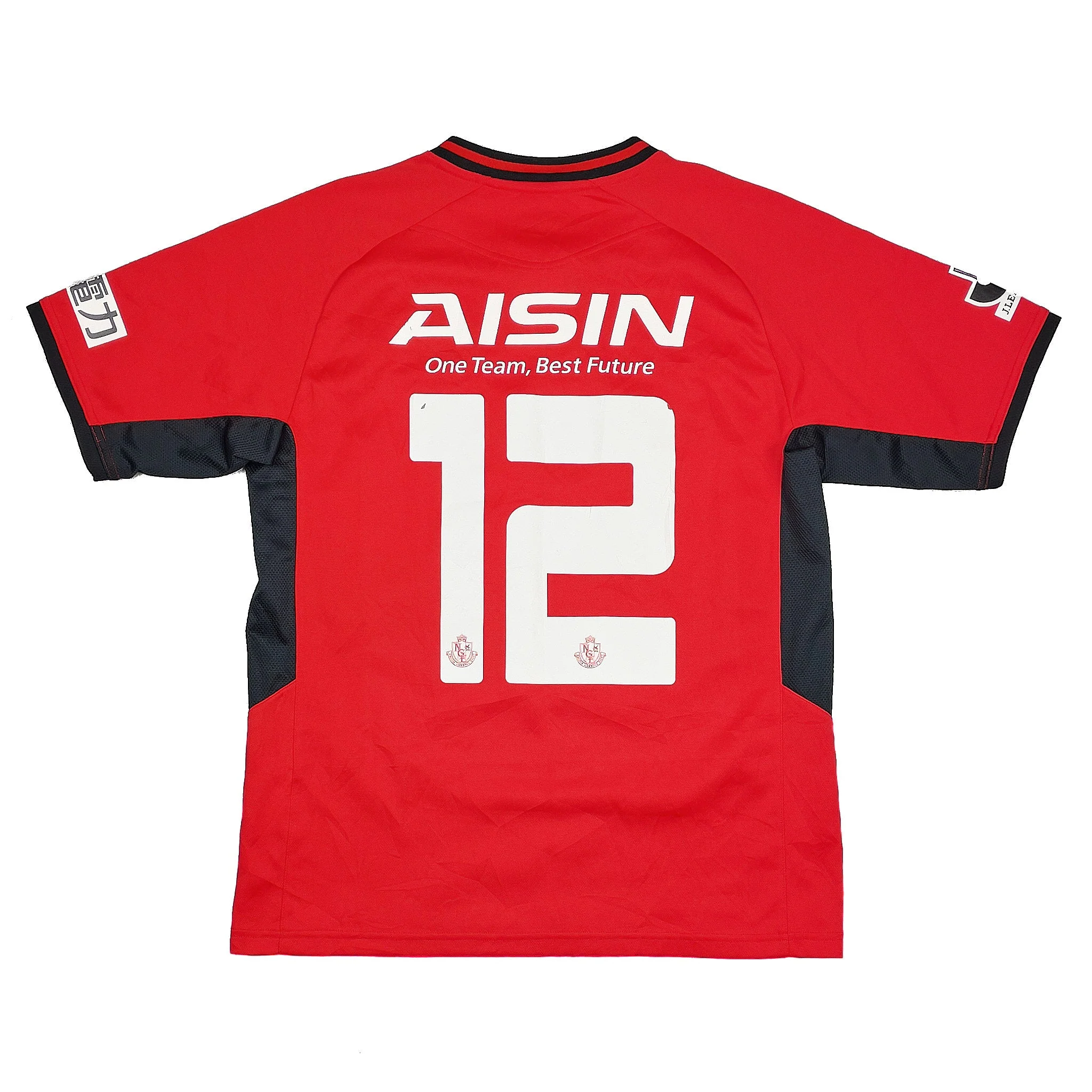 2012 Nagoya Grampus #12 Home Shirt (S) Le Coq - Image 4