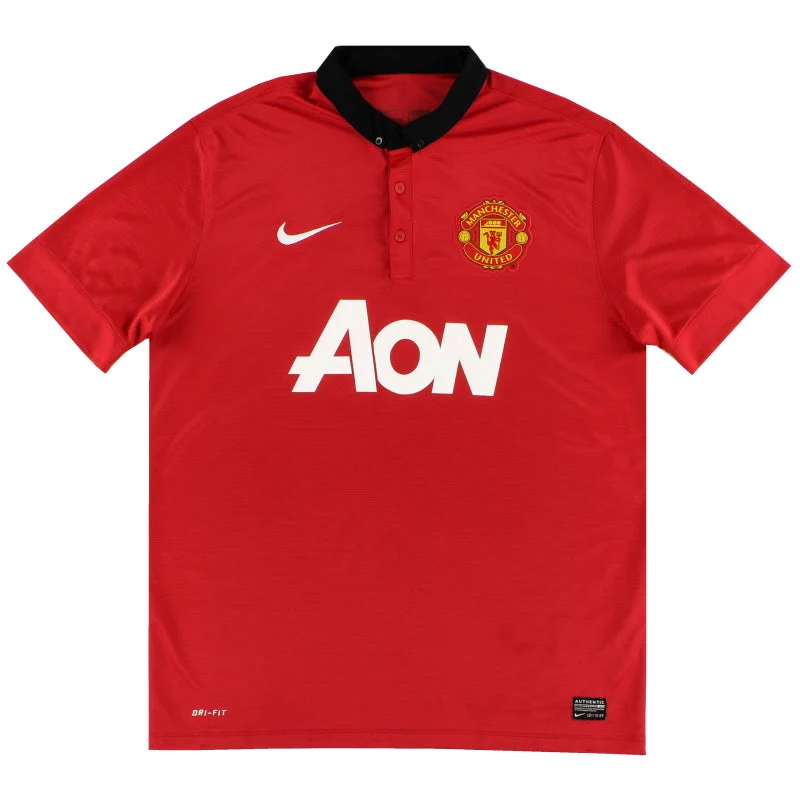 2013-14 Manchester United Nike Home Shirt M