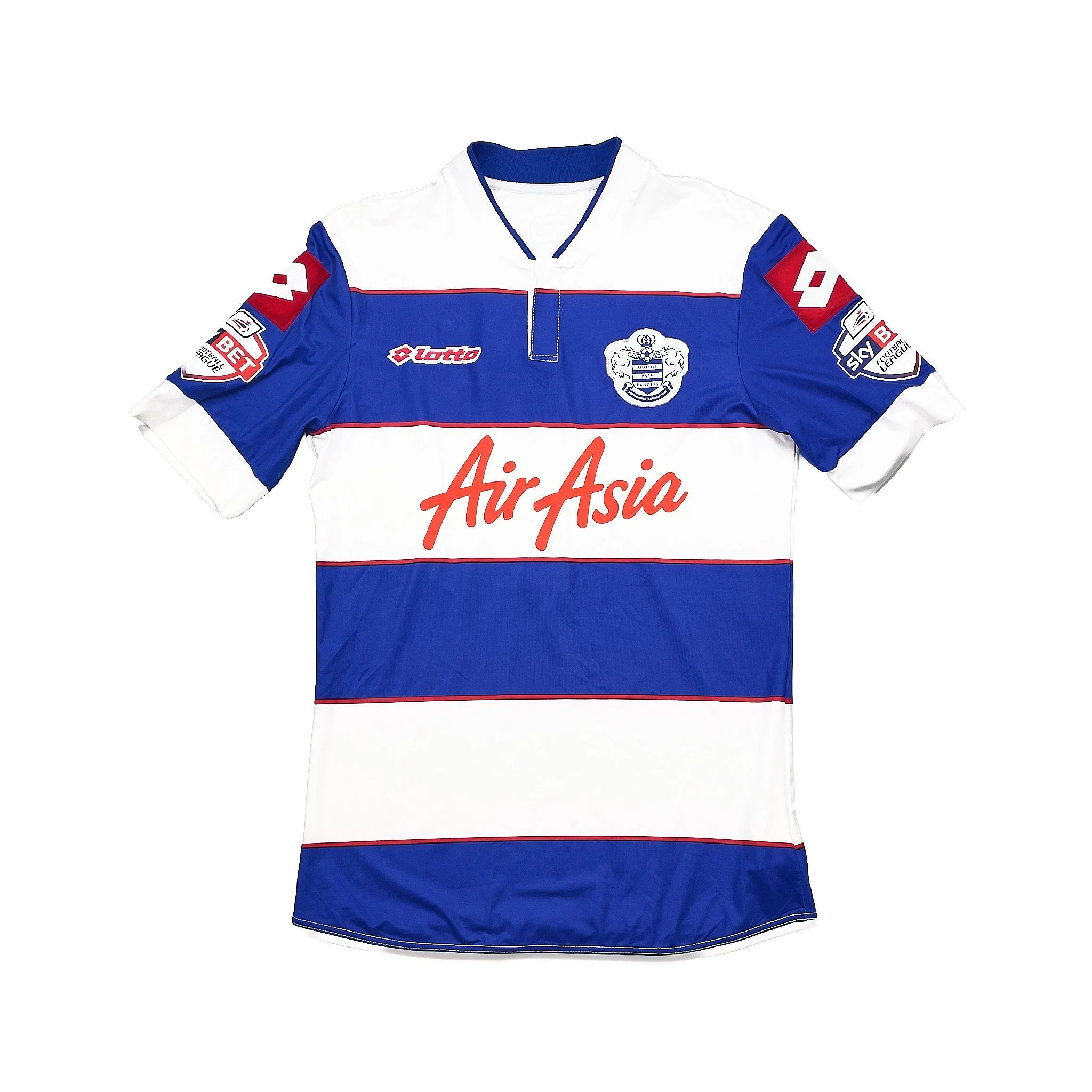 2013/14 QPR Ravel #4 *Match Issue* Home Shirt (S) Lotto - Image 2