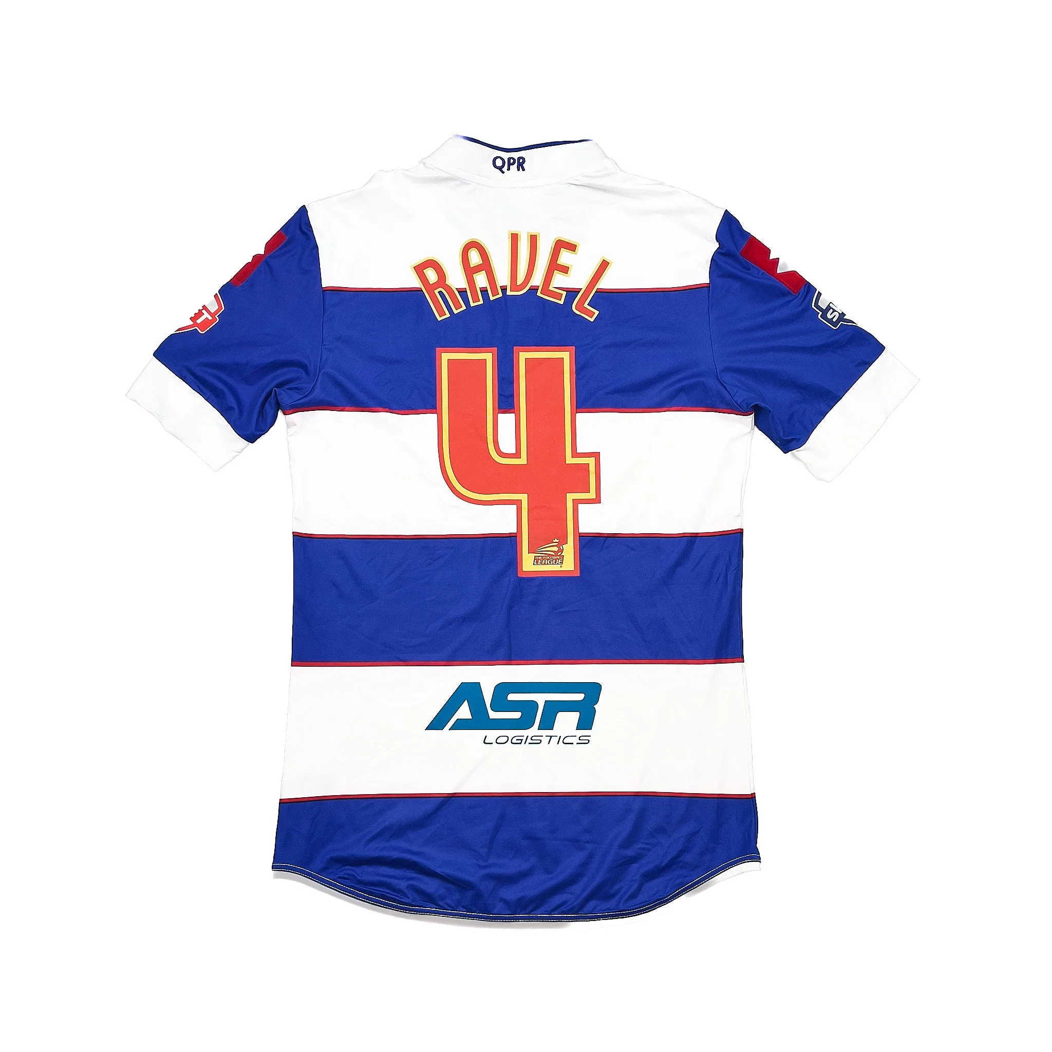 2013/14 QPR Ravel #4 *Match Issue* Home Shirt (S) Lotto - Image 3