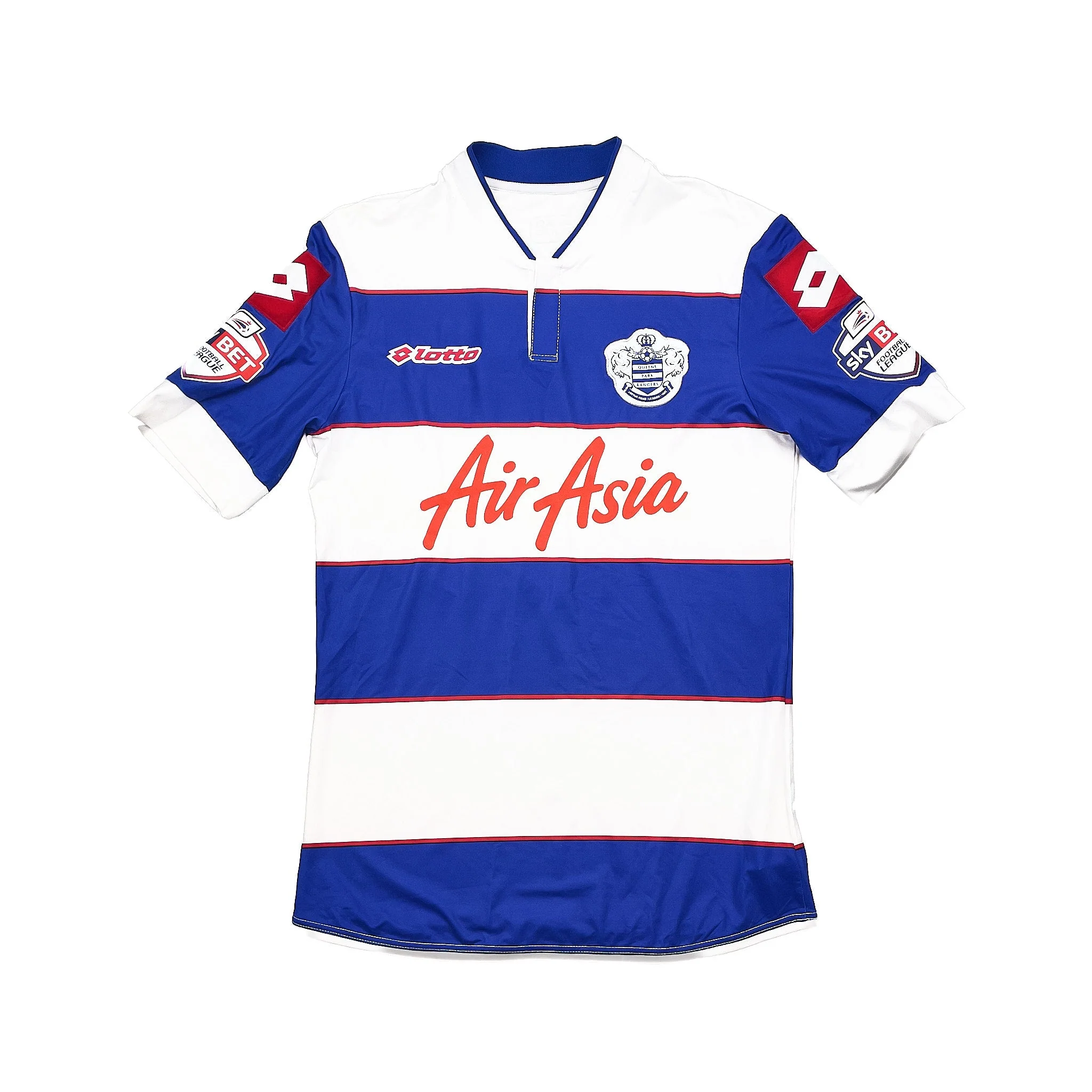 2013/14 QPR Ravel #4 *Match Issue* Home Shirt (S) Lotto - Image 4