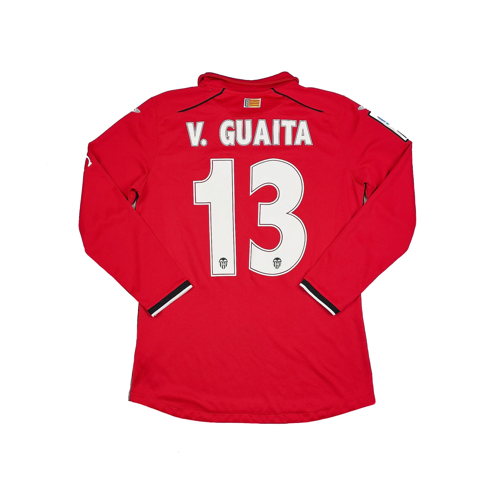 2013/14 Valencia V.Guaita #13 GK Shirt (S) Joma - Image 3