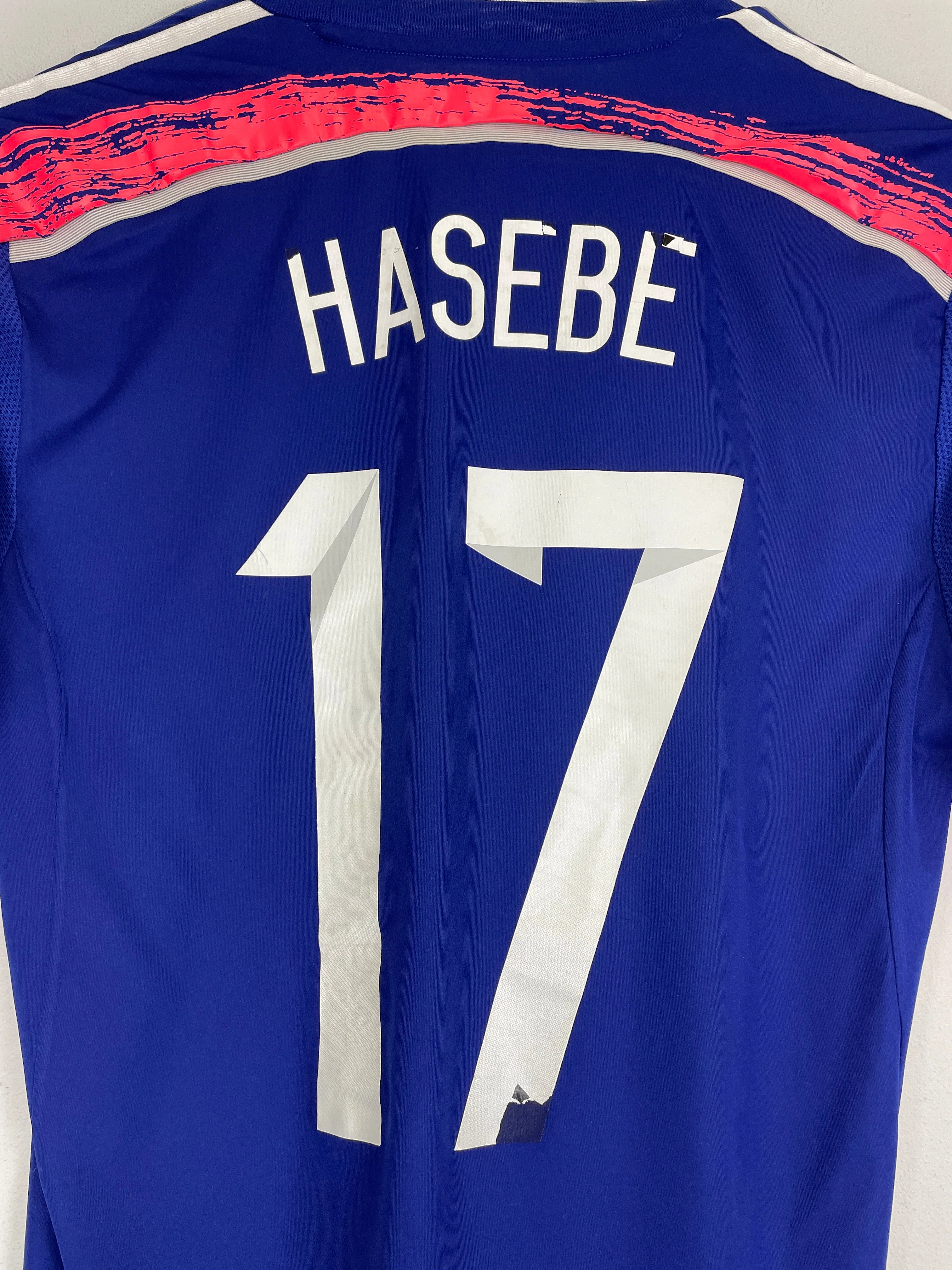 2013/15 Japan Hasebe #17 *Player Issue* Home Shirt (M) Adidas - Image 3