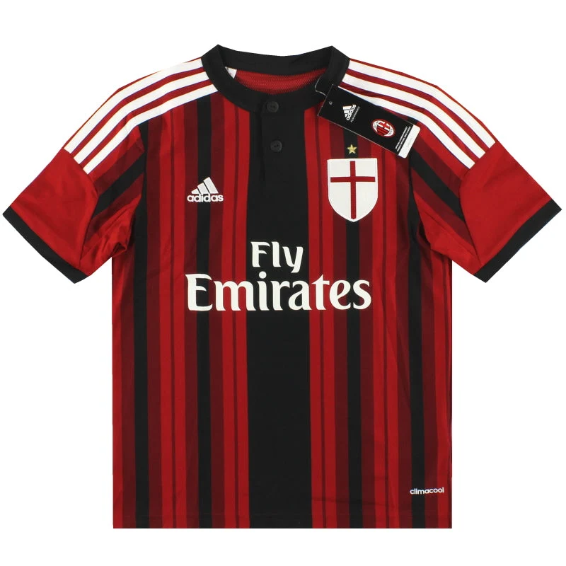 2014-15 AC Milan adidas Home Shirt *BNIB* XS.Boys