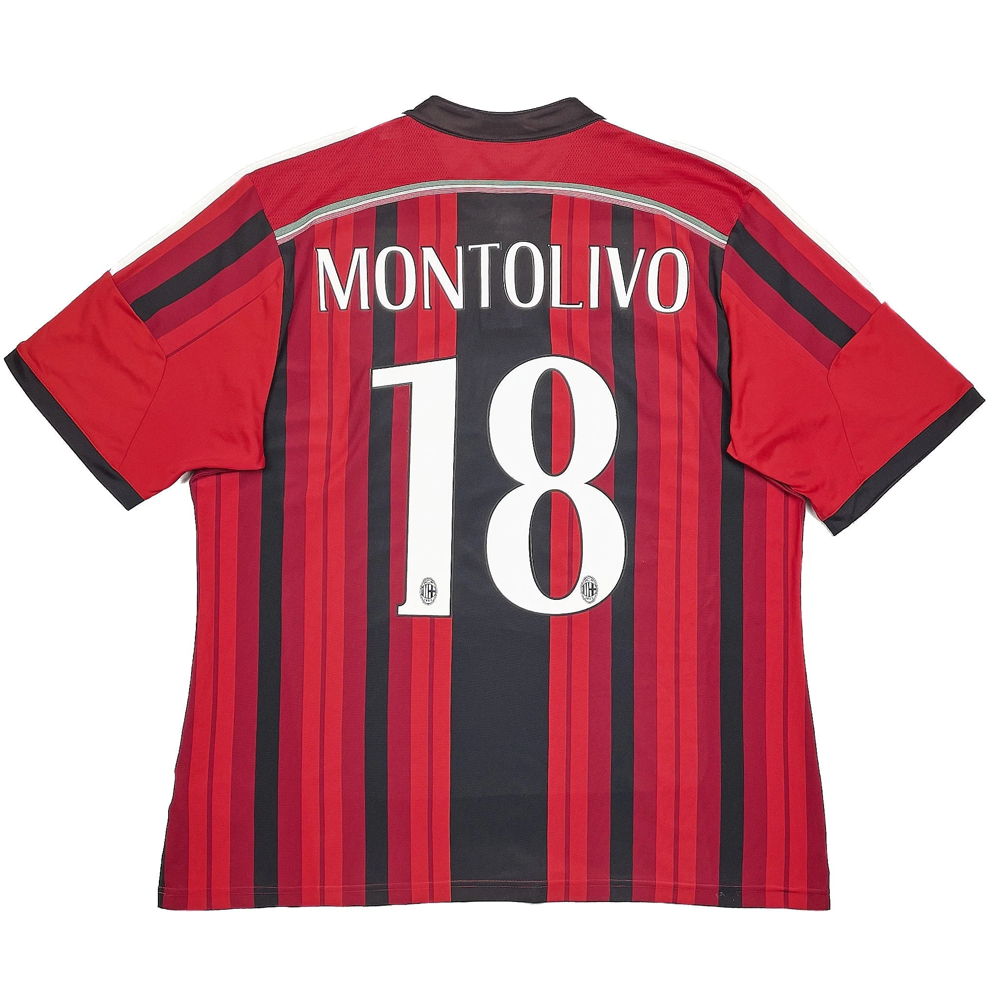 2014/15 AC Milan Montolivo #18 Home Shirt (XL) Adidas - Image 3