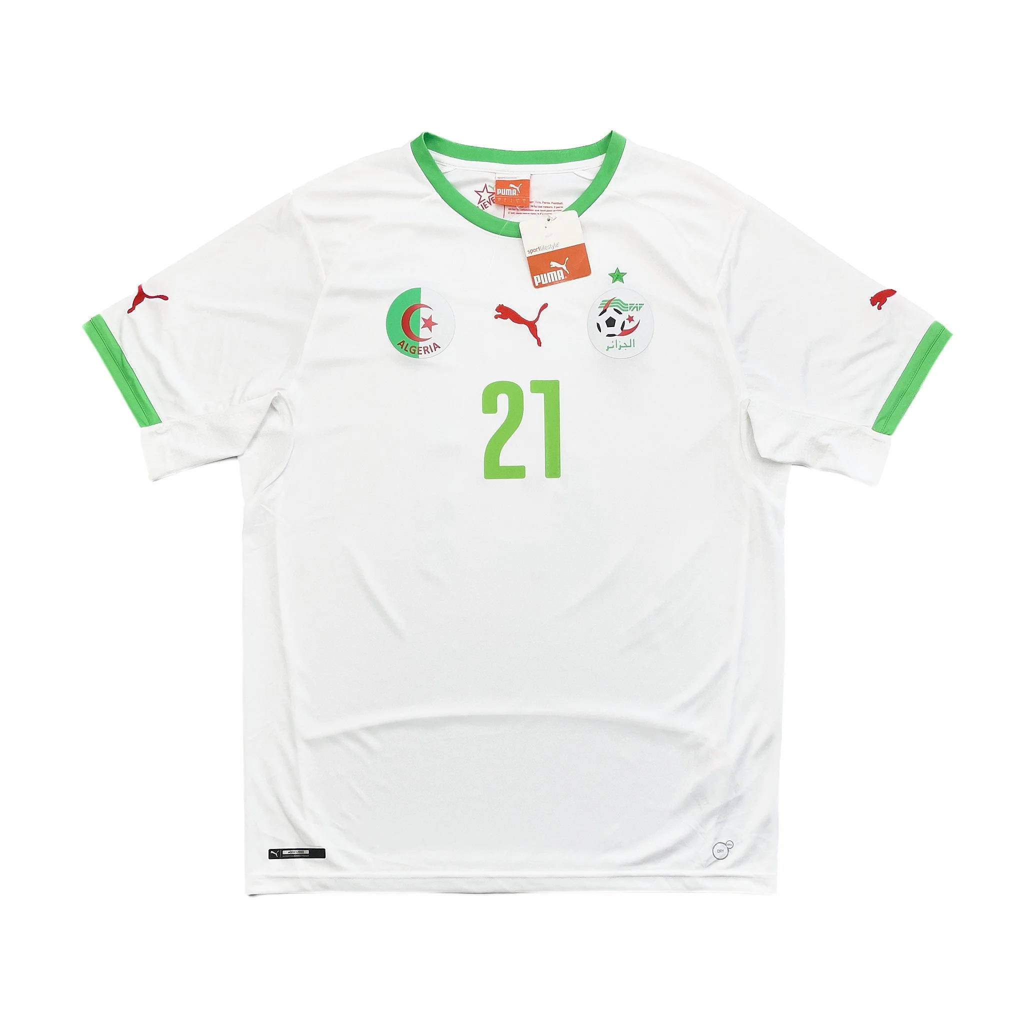 2014/15 Algeria Mahrez #21 *BNWT* Home Shirt (XL) Puma - Image 2