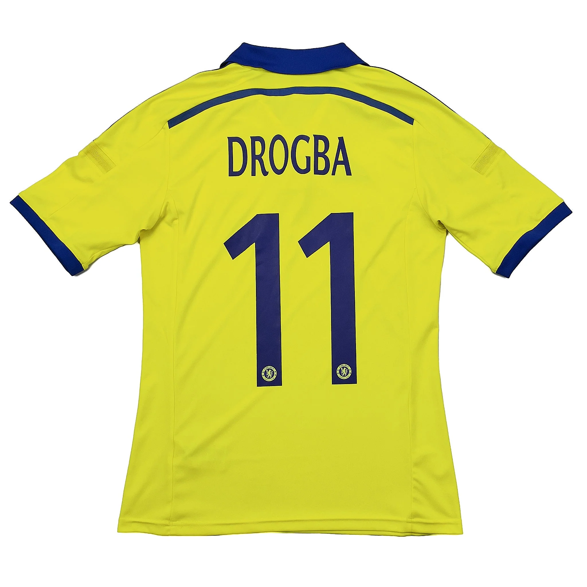 2014/15 Chelsea Drogba #11 Away Shirt (S) Adidas - Image 3
