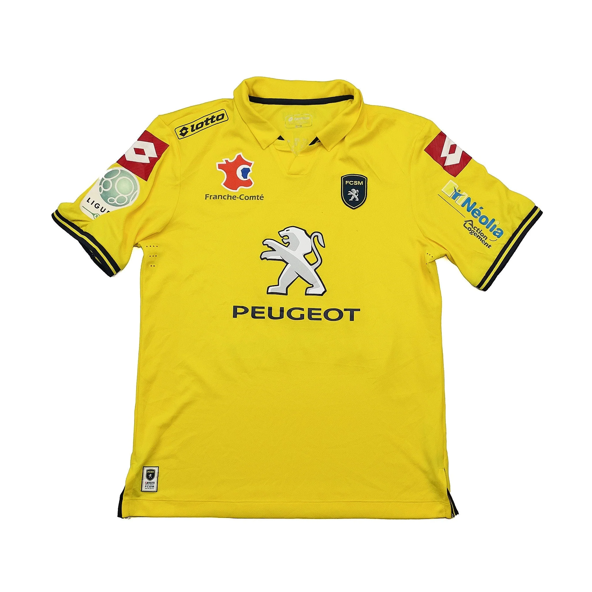 2014/15 FC Sochaux Lopy #8 *Match Issue* Home Shirt (M) Lotto - Image 2