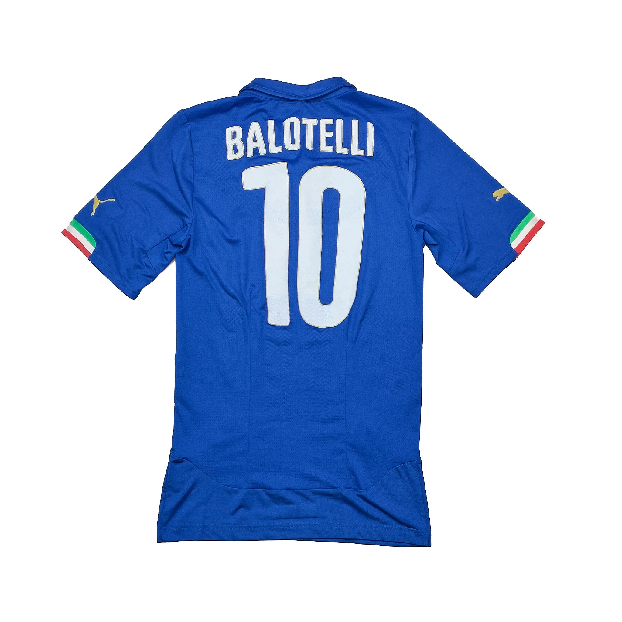 2014/15 Italy Balotelli #10 *Player Issue* Home Shirt (M) Puma - Image 5