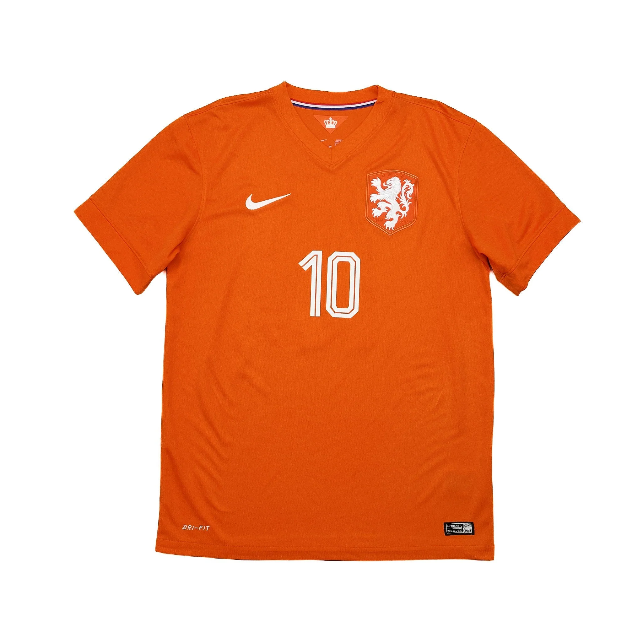 2014/15 Netherlands Sneijder #10 Home Shirt (M) Nike - Image 2