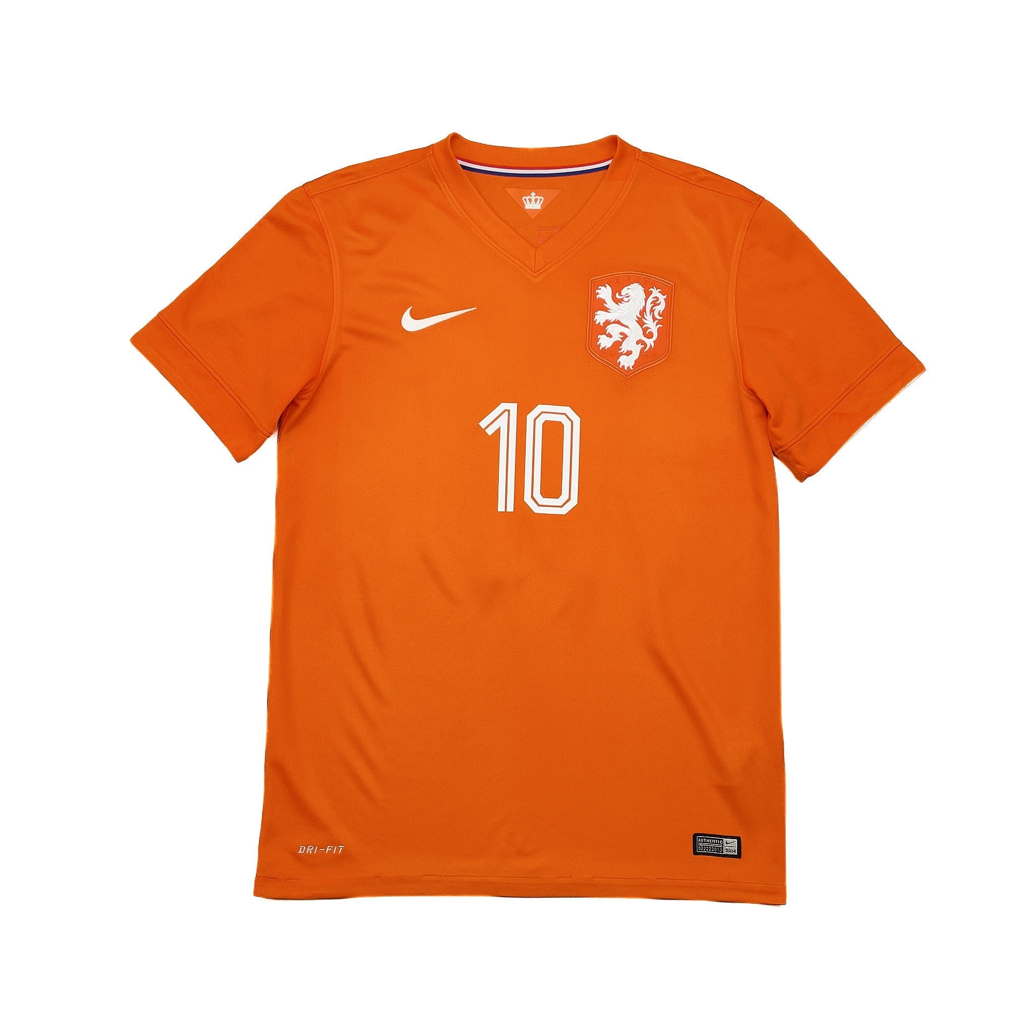 2014/15 Netherlands Sneijder #10 Home Shirt (S) Nike - Image 2