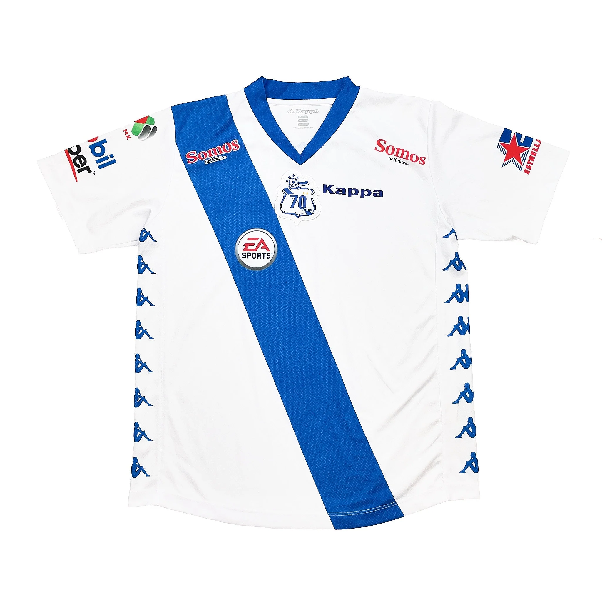 2014/15 Puebla *70 Year* Home Shirt (S) Kappa - Image 3