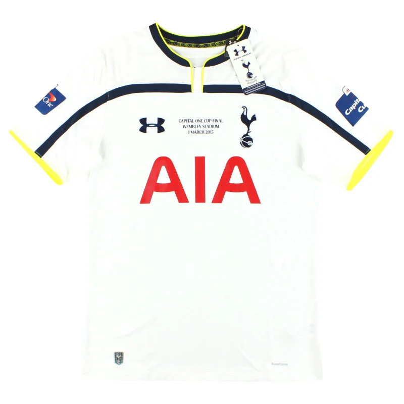 2014-15 Tottenham Under Armour 'Final' Home Shirt *w/tags* L