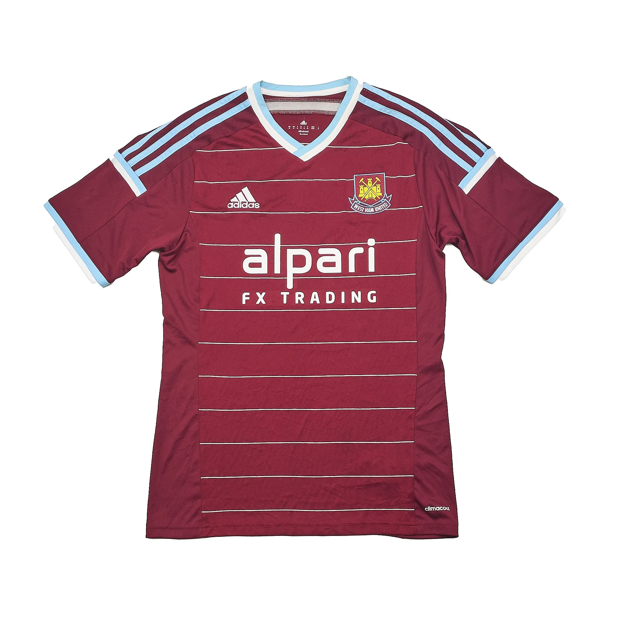 2014/15 WEST HAM NOBLE #16 HOME SHIRT (M) ADIDAS - Image 2