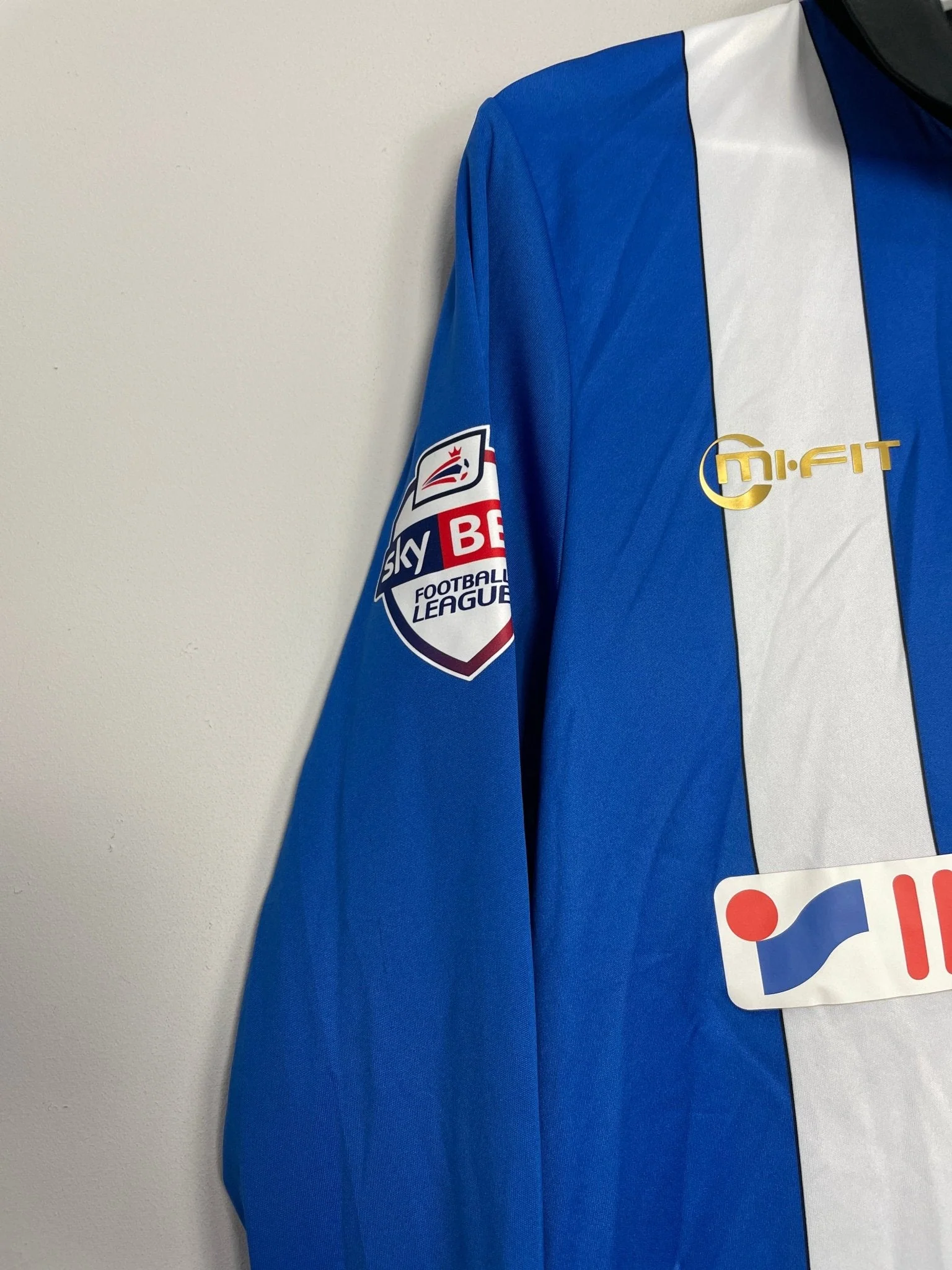 2014/15 Wigan Mclean #11 *Match Issue* L/S Home Shirt (M) Mi-Fit - Image 3