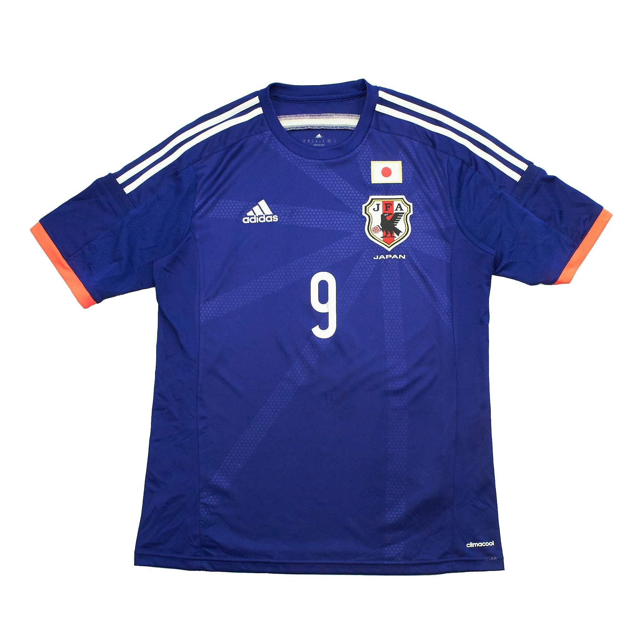 2014/16 Japan Okazaki #9 Home Shirt (M) Adidas - Image 2