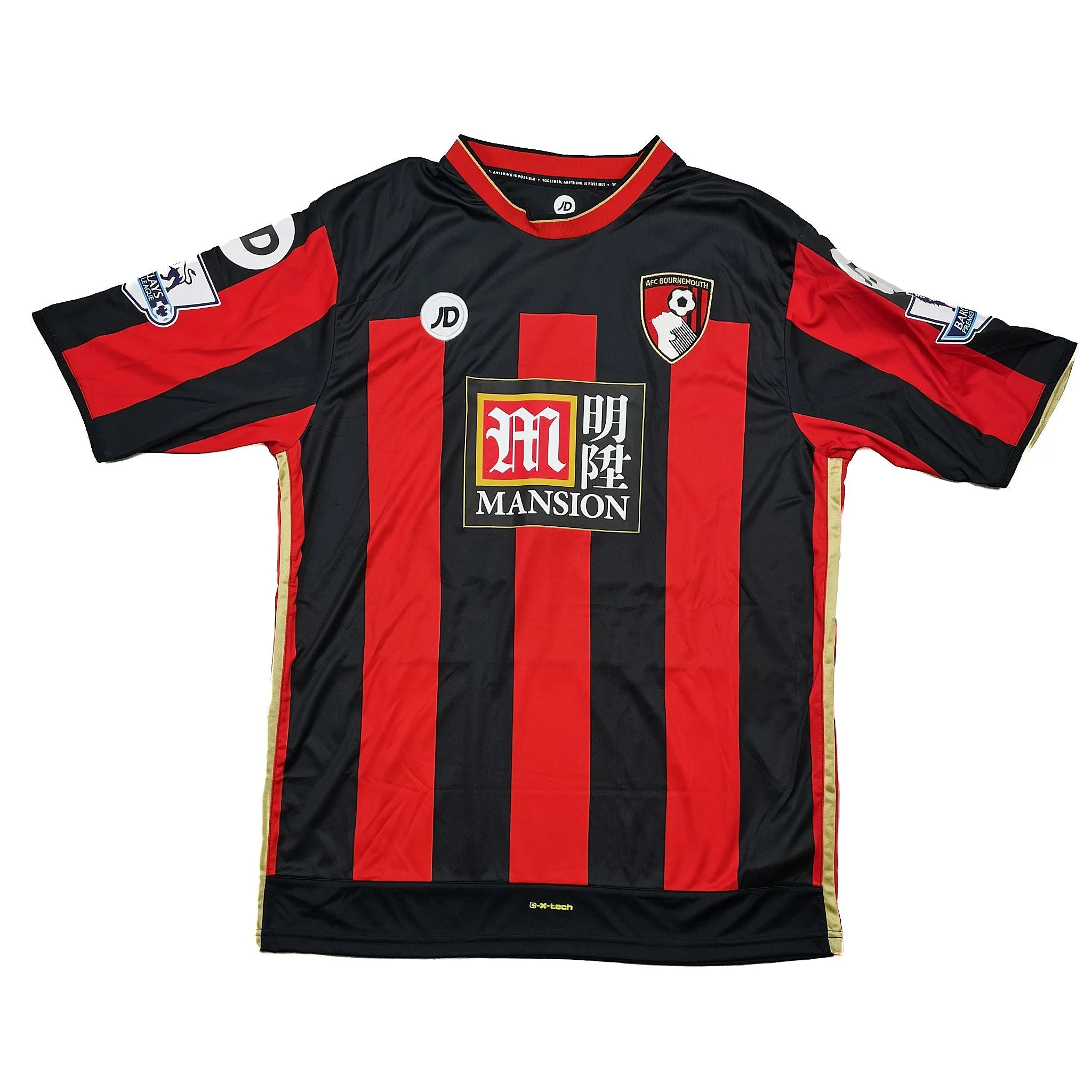 2015/16 Bournemouth Distin #25 *Match Issued + Signed* Home Shirt (L) Jd - Image 2