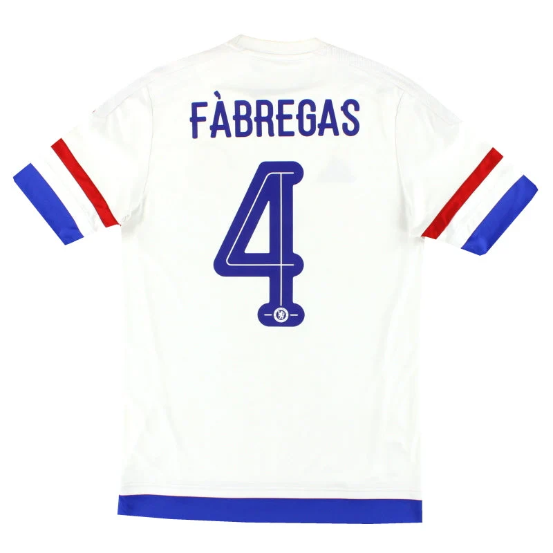 2015-16 Chelsea adidas Away Shirt Fabregas #4 S