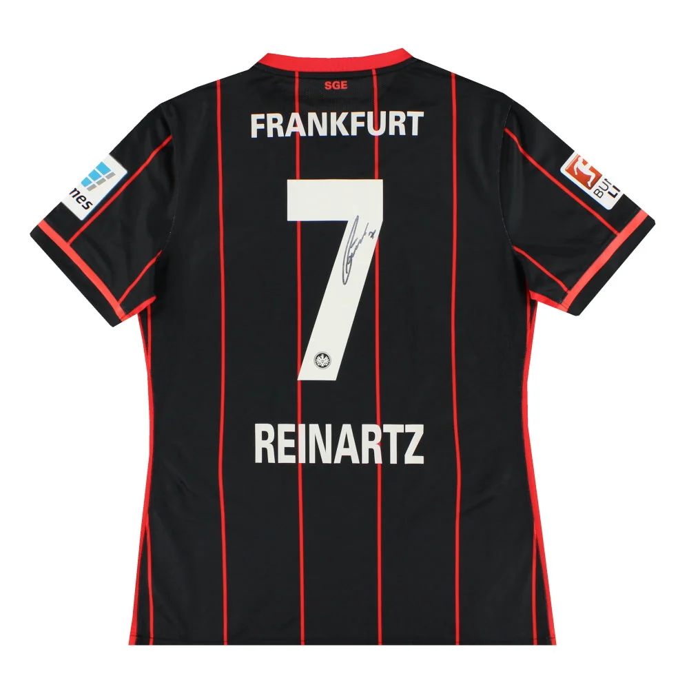 2015-16 Eintracht Frankfurt Nike Match Issue 'Signed' Home Shirt Reinartz #7 L