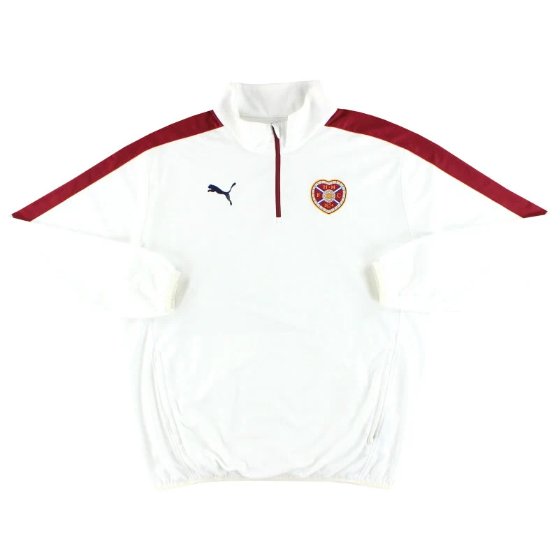 2015-16 Hearts Puma 1/4 Zip Track Top XXL