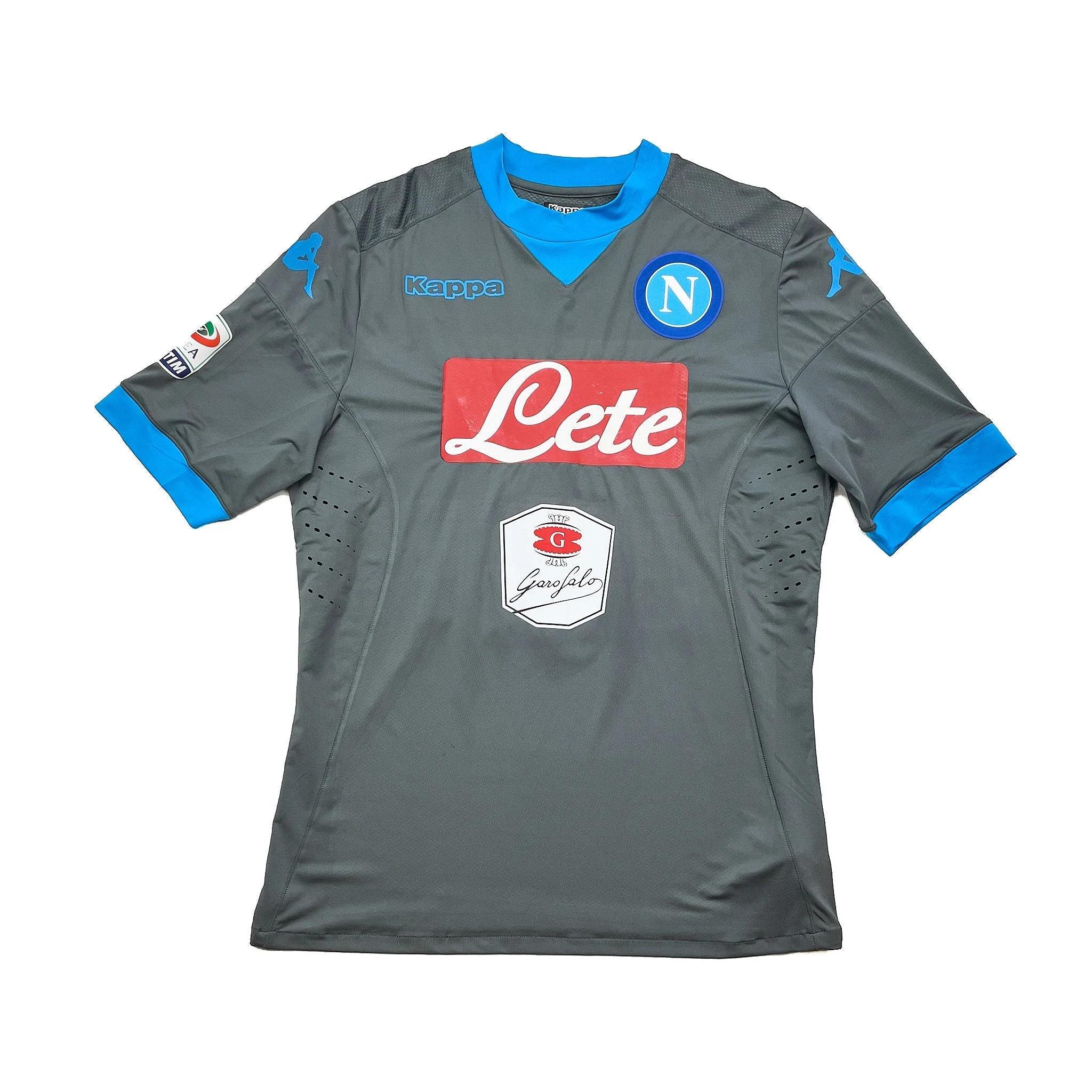 2015/16 Napoli Mertens #14 Authentic Away Shirt (XXL) Kappa - Image 2