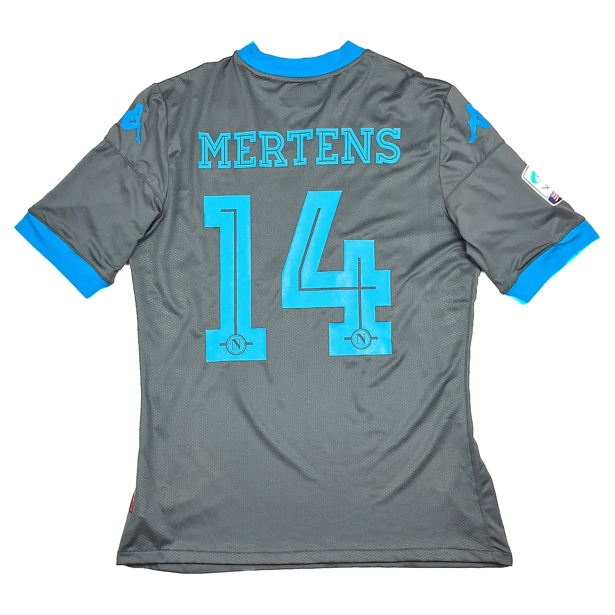 2015/16 Napoli Mertens #14 Authentic Away Shirt (XXL) Kappa - Image 4