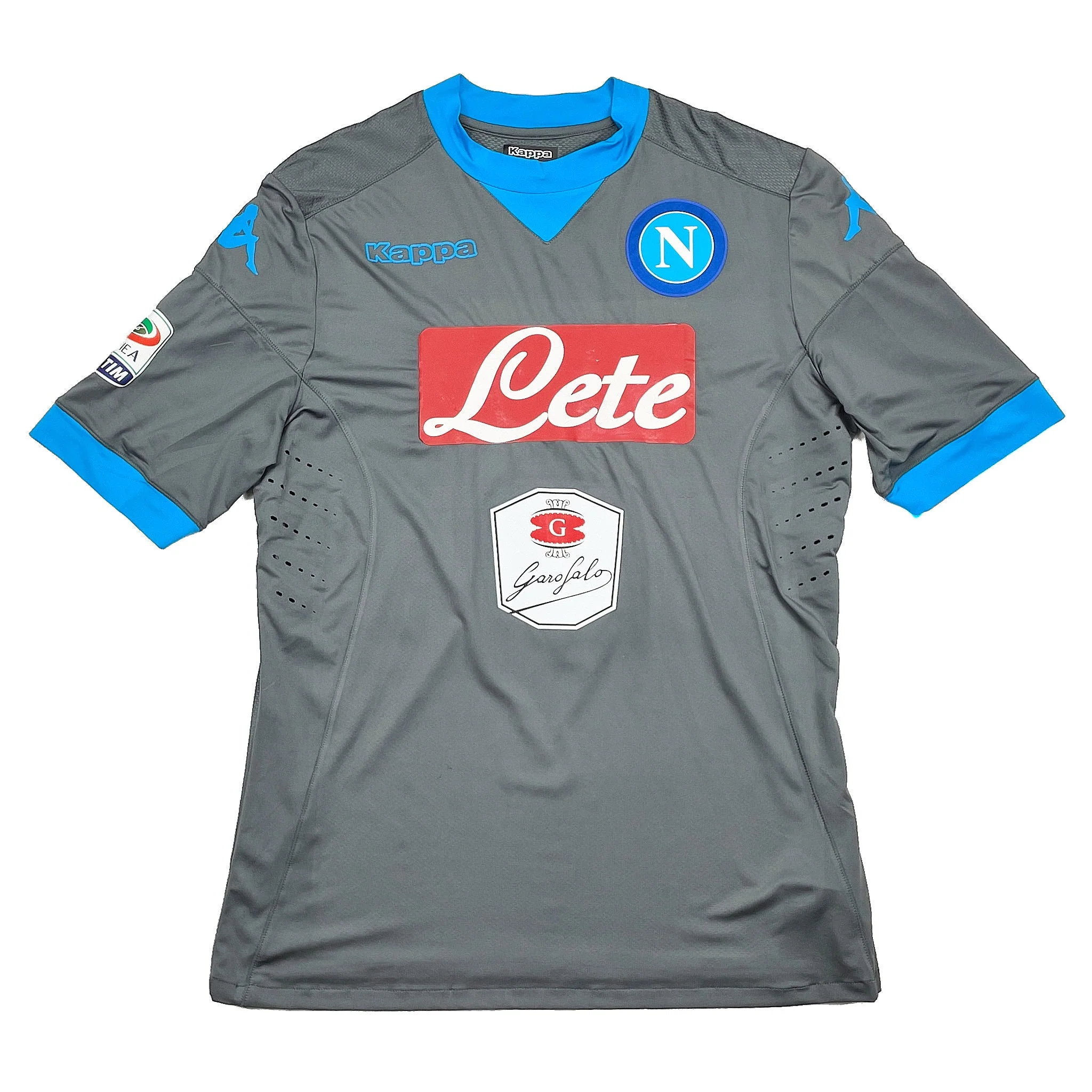 2015/16 Napoli Mertens #14 Authentic Away Shirt (XXL) Kappa - Image 5