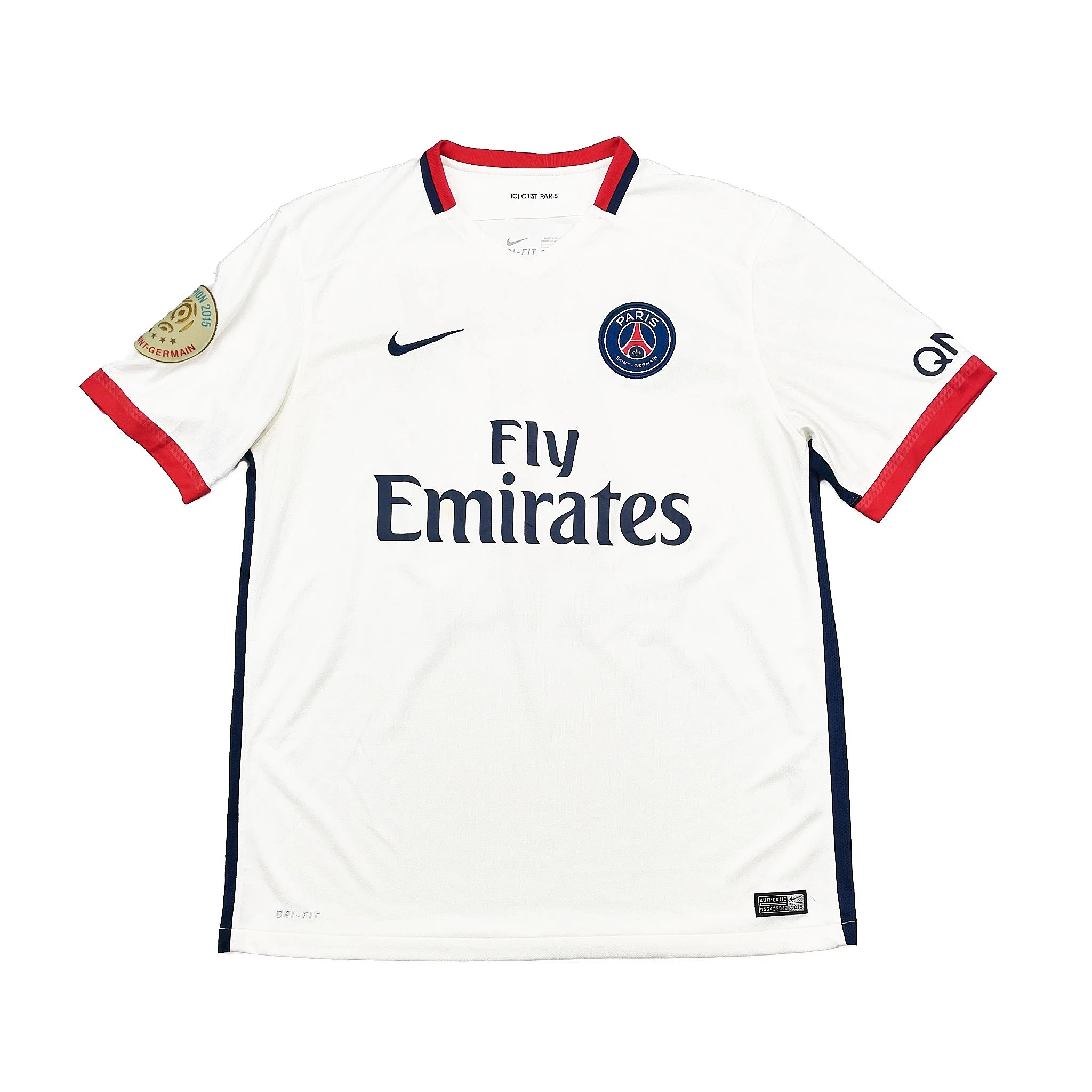 2015/16 PSG Veratti #6 Away Shirt (L) Nike - Image 4