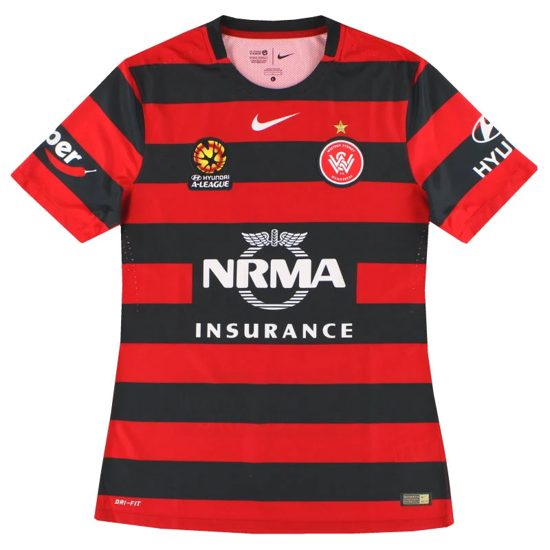 2015-16 Western Sydney Wanderers Nike Authentic Home Shirt *Mint* L