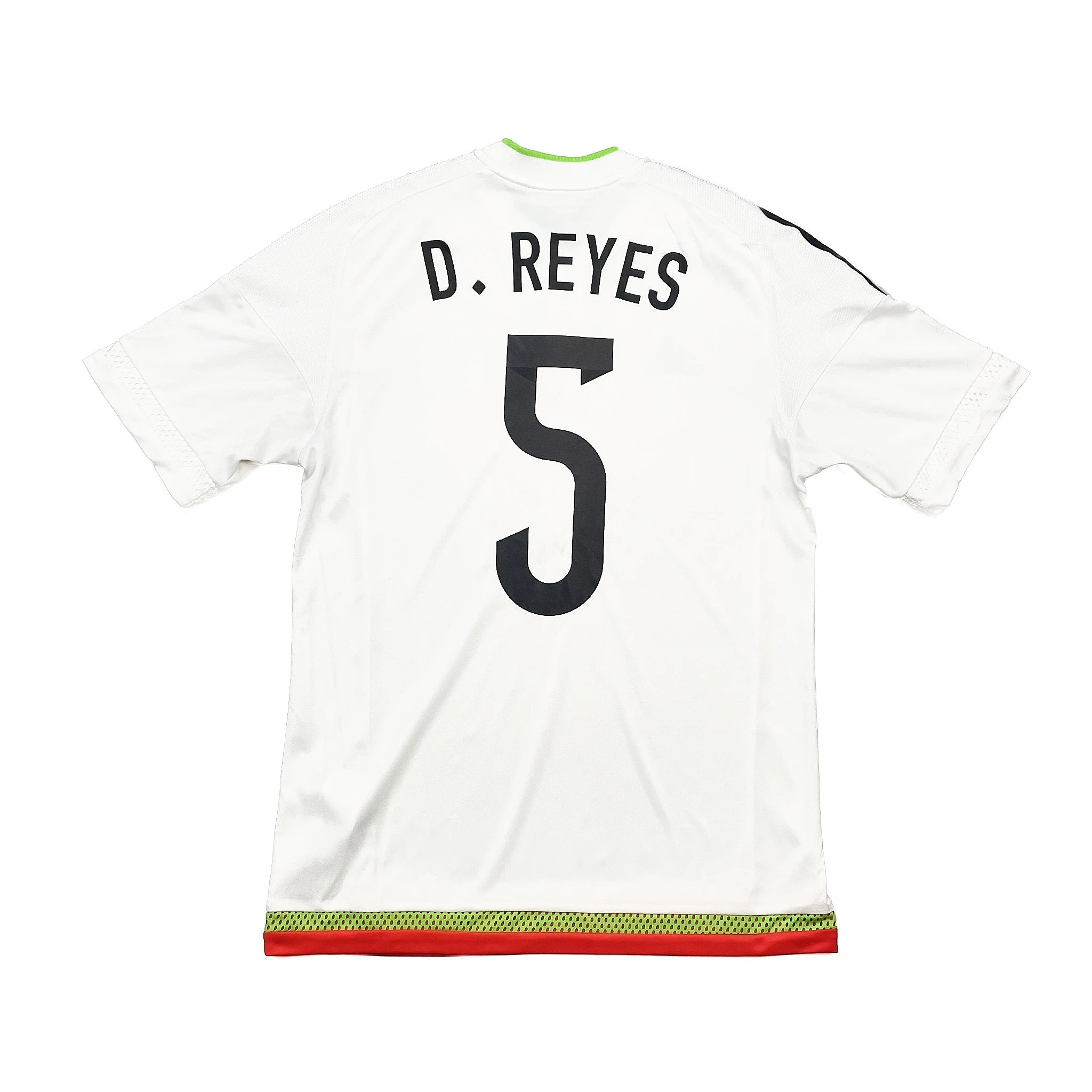 2015/17 Mexico D.Reyes #5 *Player Issue* Away Shirt (M) Adidas
