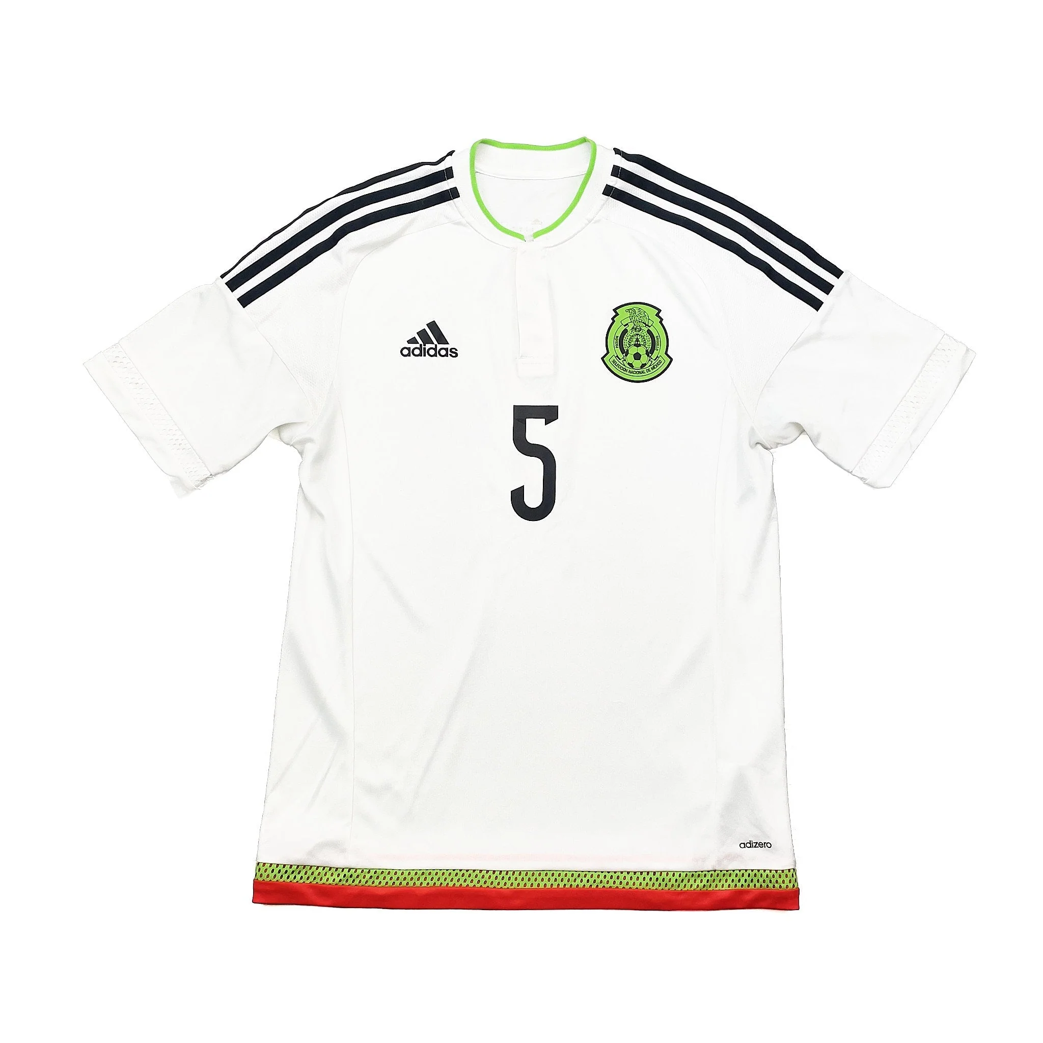 2015/17 Mexico D.Reyes #5 *Player Issue* Away Shirt (M) Adidas - Image 2