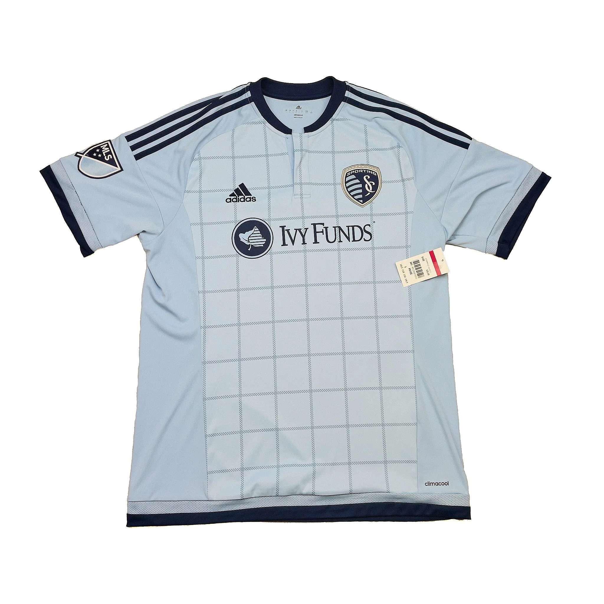 2015/17 Sporting Kansas City *BNWT* Home Shirt (L) Adidas - Image 3