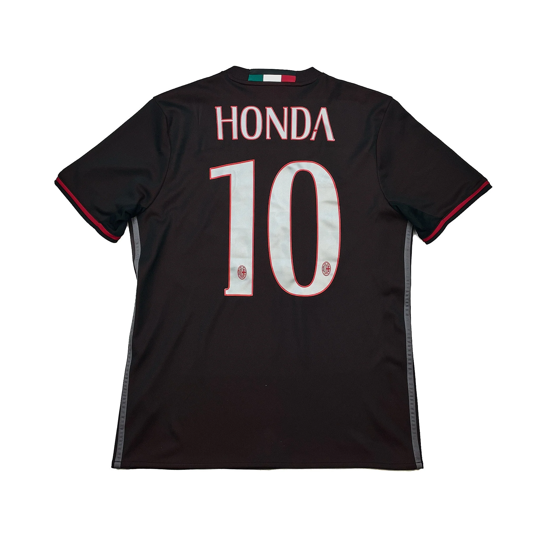 2016/17 AC Milan Honda #10 Home Shirt (M) Adidas - Image 3