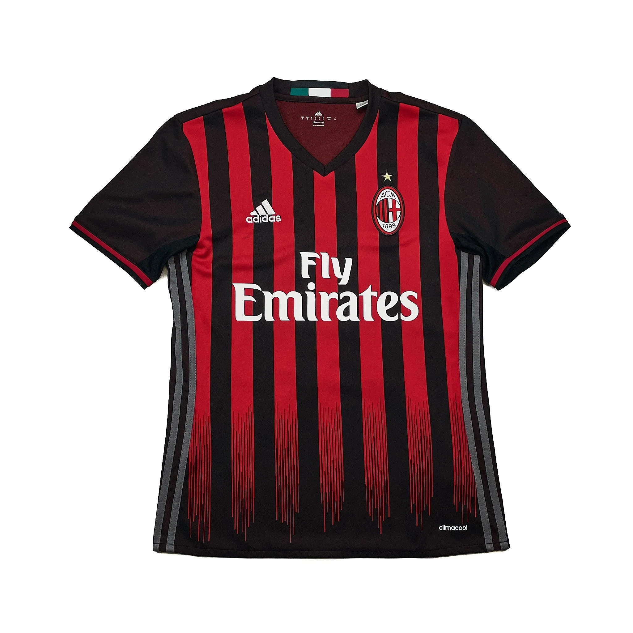 2016/17 AC Milan Montolivo #18 Home Shirt (S) Adidas - Image 2