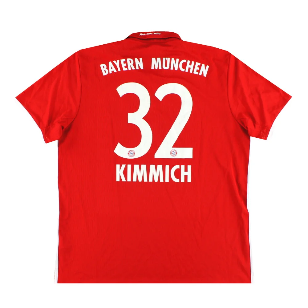 2016-17 Bayern Munich adidas Home Shirt Kimmich #32 XL