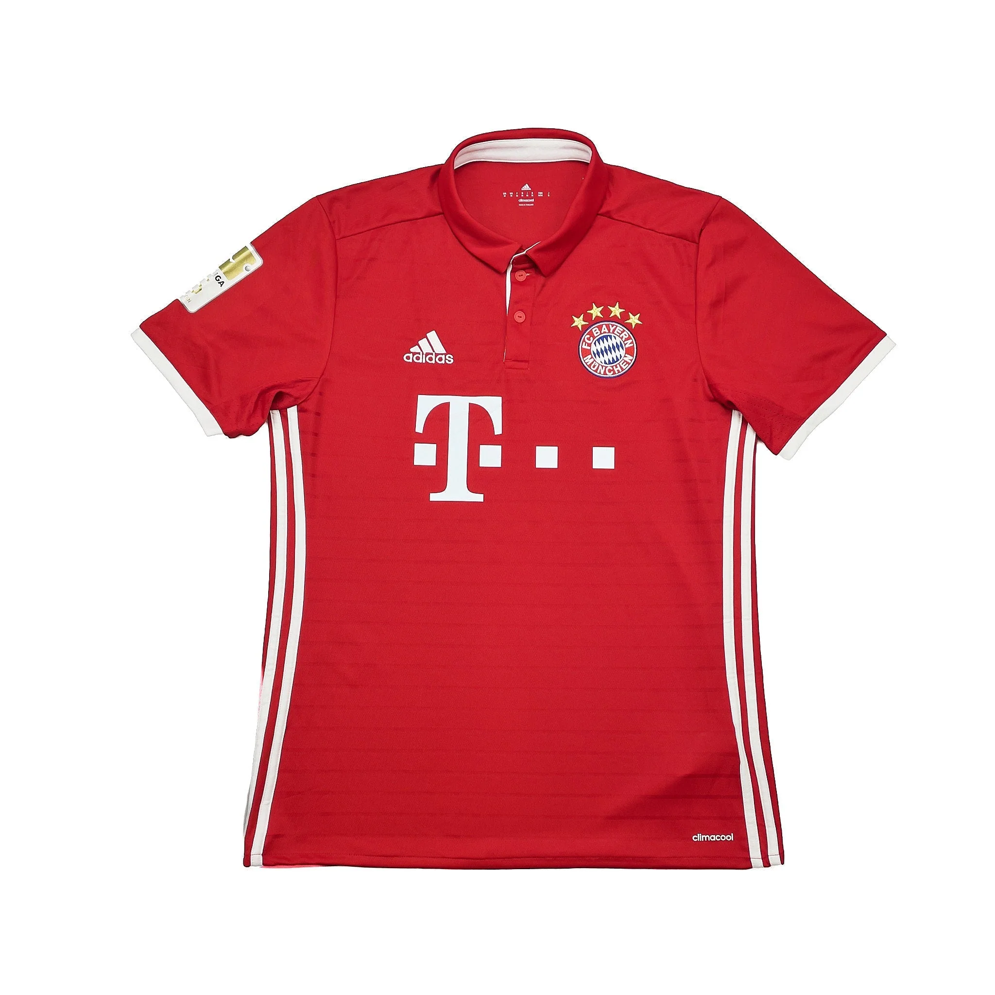 2016/17 Bayern Munich Alonso #14 Home Shirt (M) Adidas - Image 2
