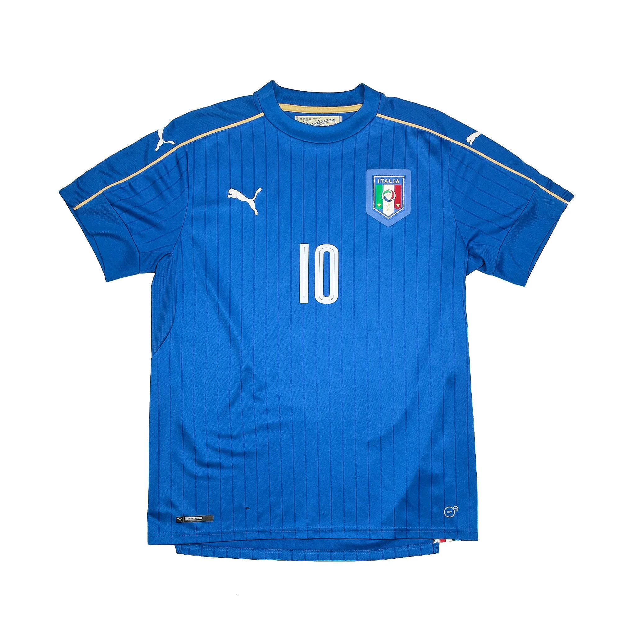 2016/17 Italy Thiago Motta #10 Home Shirt (L) Puma - Image 4