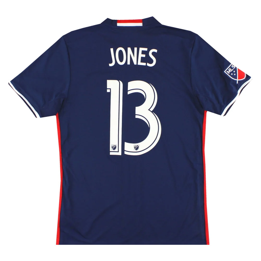 2016-17 New England Revolution adidas Home Shirt Jones #13 M