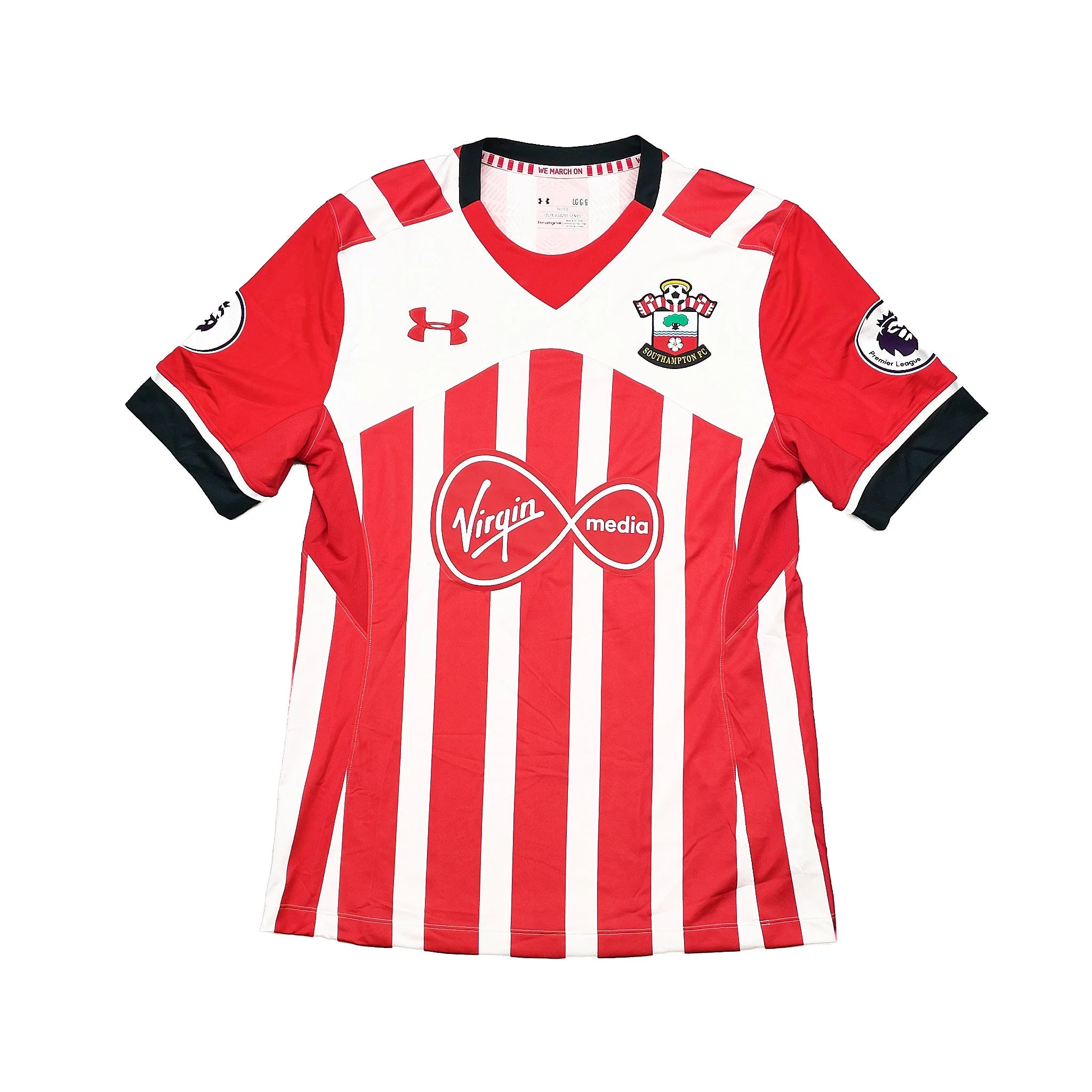 2016/17 Southampton Rodriguez #9 *Match Issue* Home Shirt (L) Under Armour - Image 4