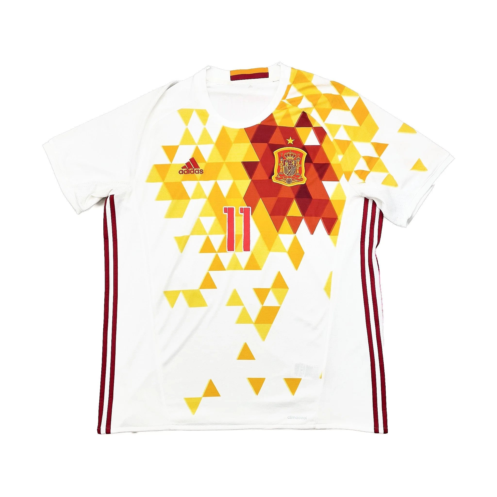 2016/17 Spain Pedro #11 Away Shirt (XL) Adidas - Image 2