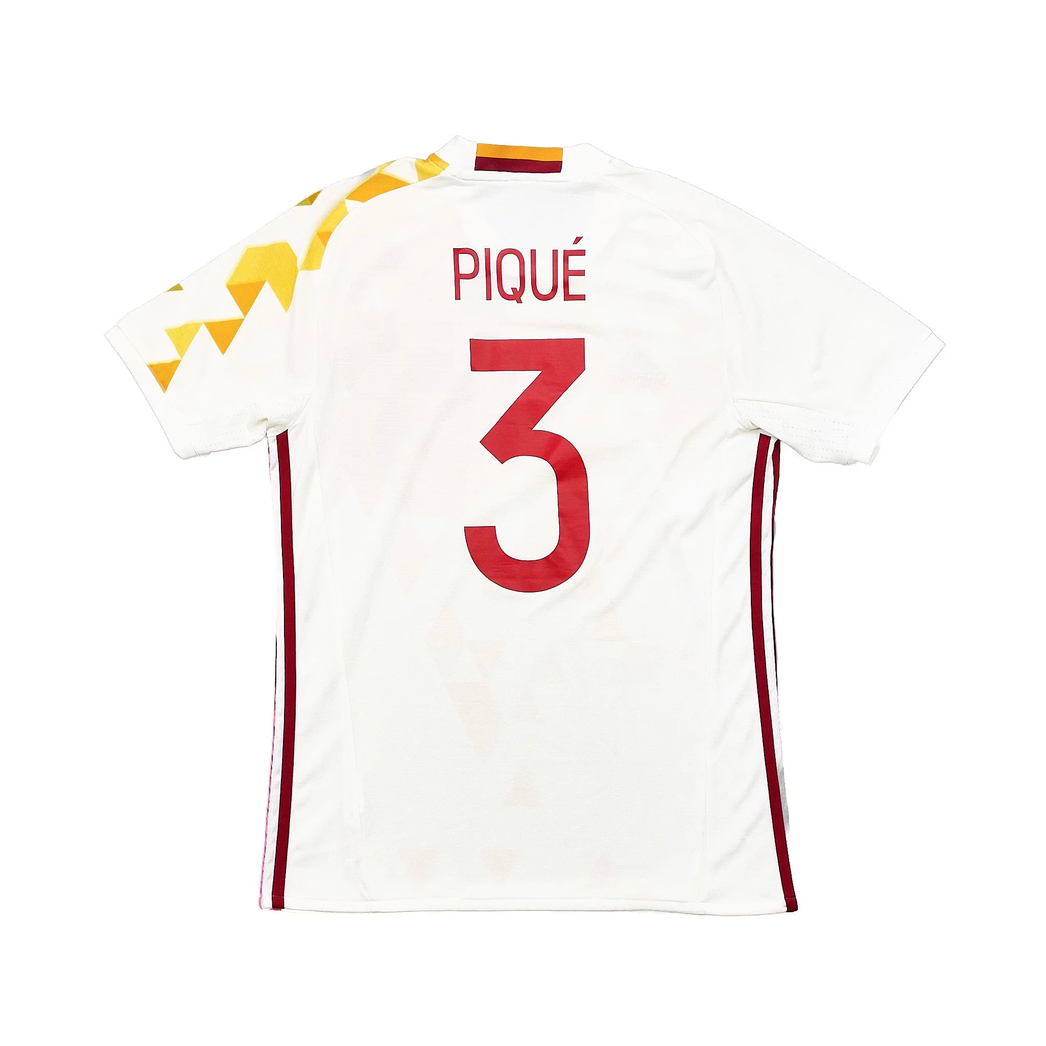 2016/17 Spain Pique #3 Away Shirt (S) Adidas - Image 4
