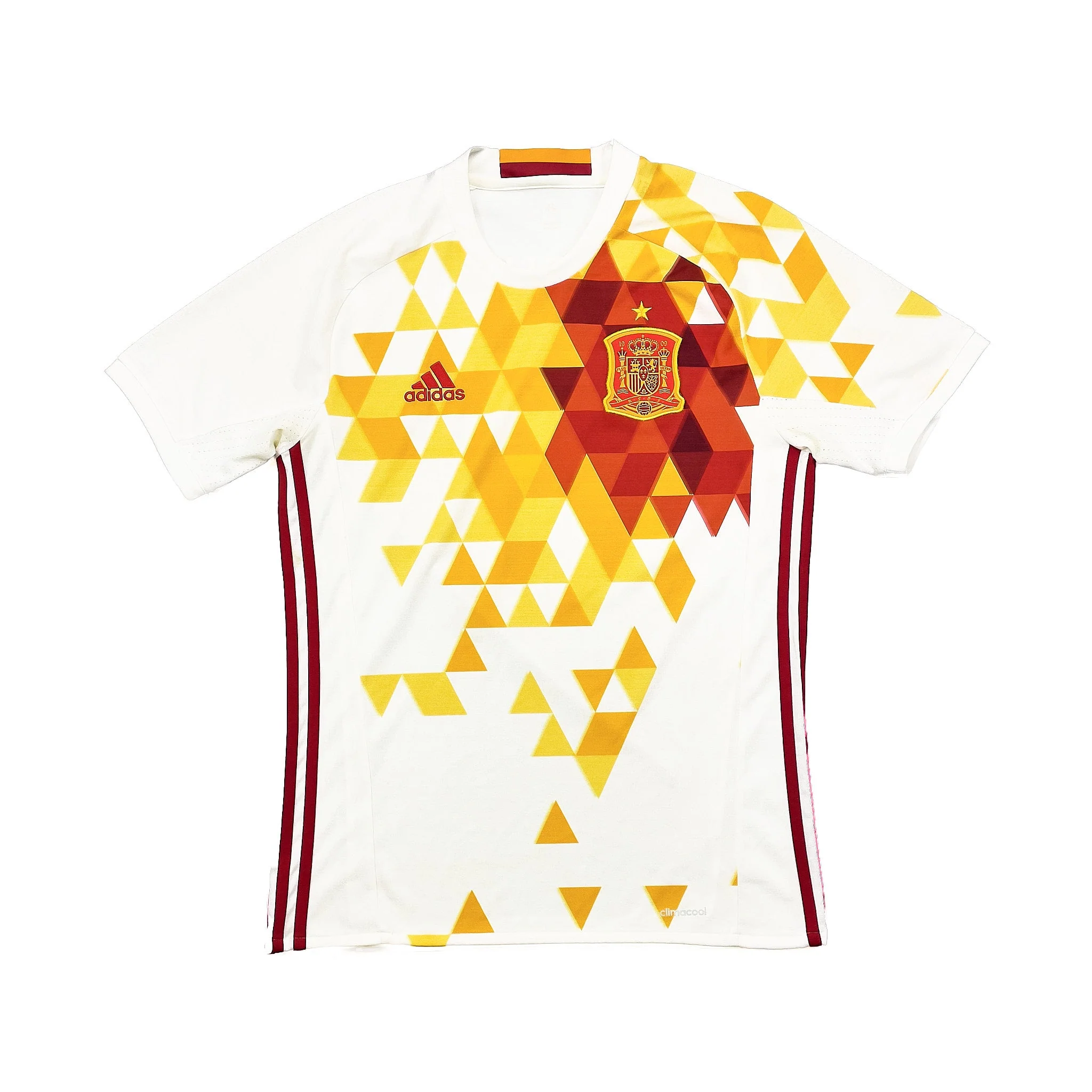 2016/17 Spain Pique #3 Away Shirt (S) Adidas - Image 5