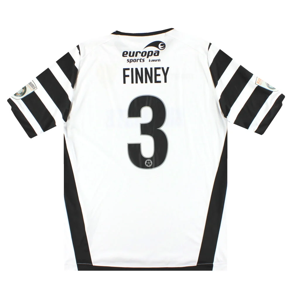 2016-18 Maidstone United Macron Match Issue Away Shirt Finney #3 L