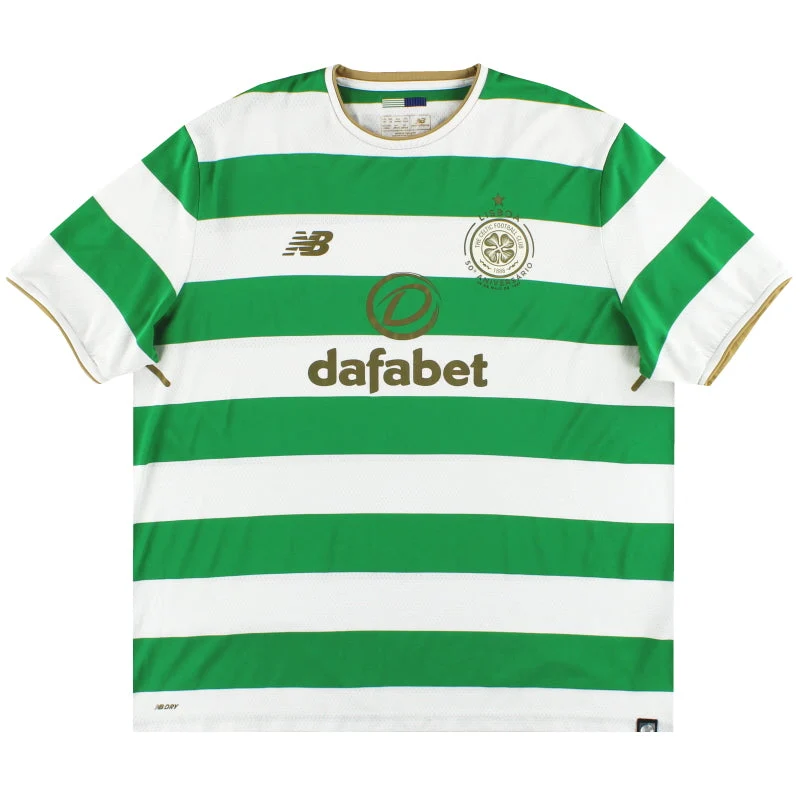 2017-18 Celtic New Balance Lisbon Lions 50th Home Shirt XL
