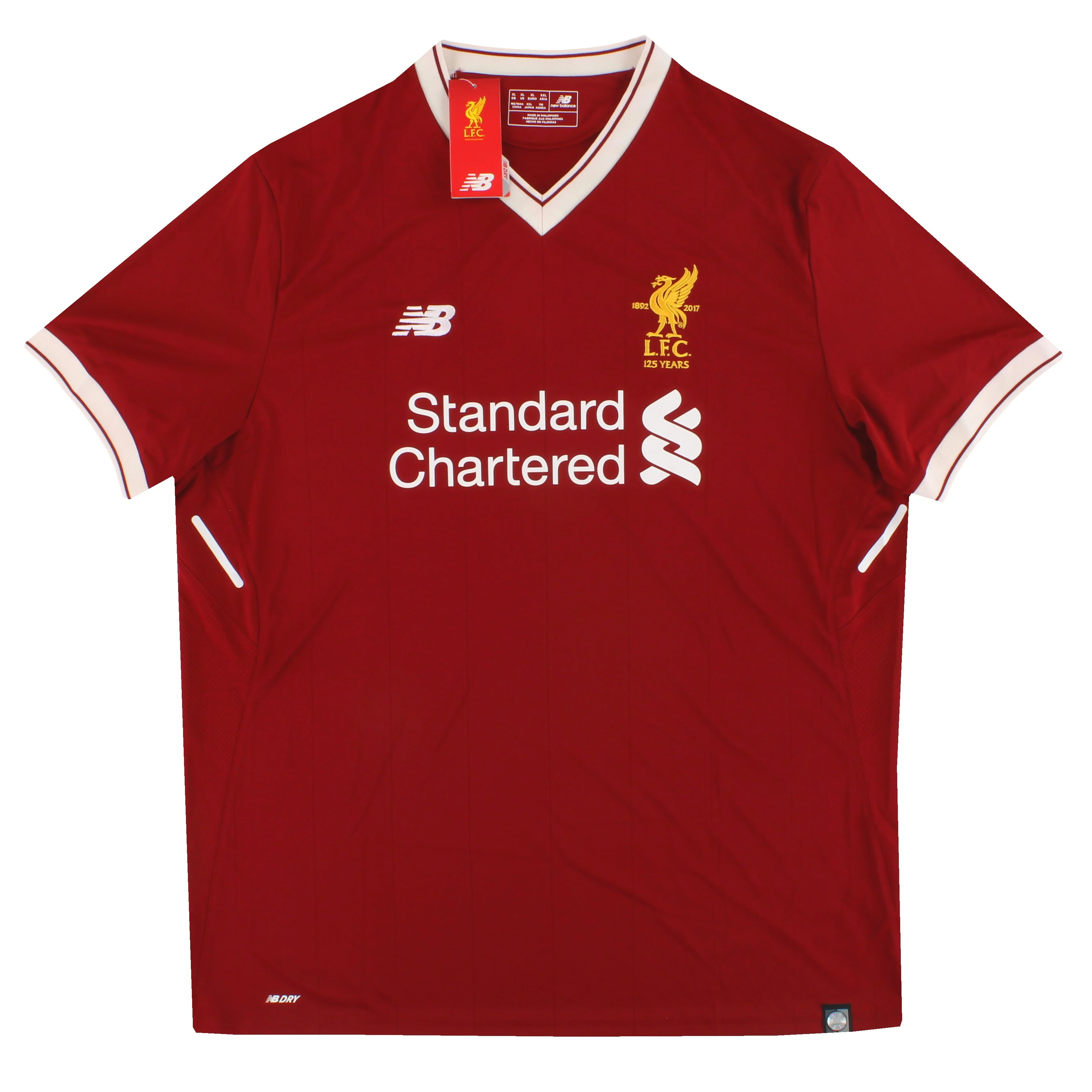 2017-18 Liverpool New Balance '125 Years' Home Shirt *w/tags* XXL