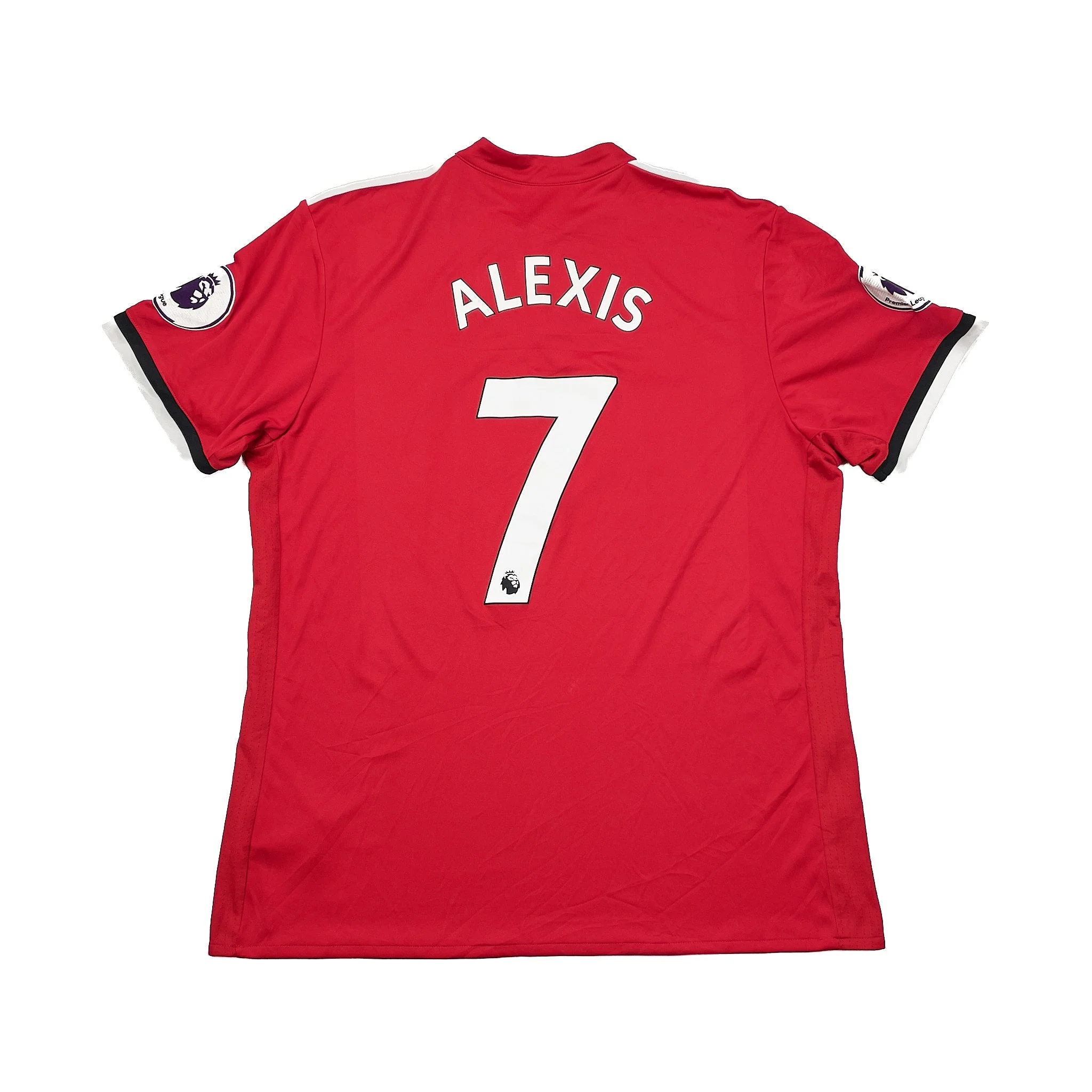 2017/18 Manchester United Alexis #7 Home Shirt (XL) Adidas - Image 3
