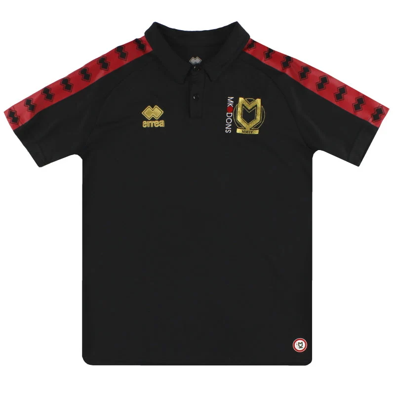 2017-18 MK Dons Errea Polo Shirt *Mint* S