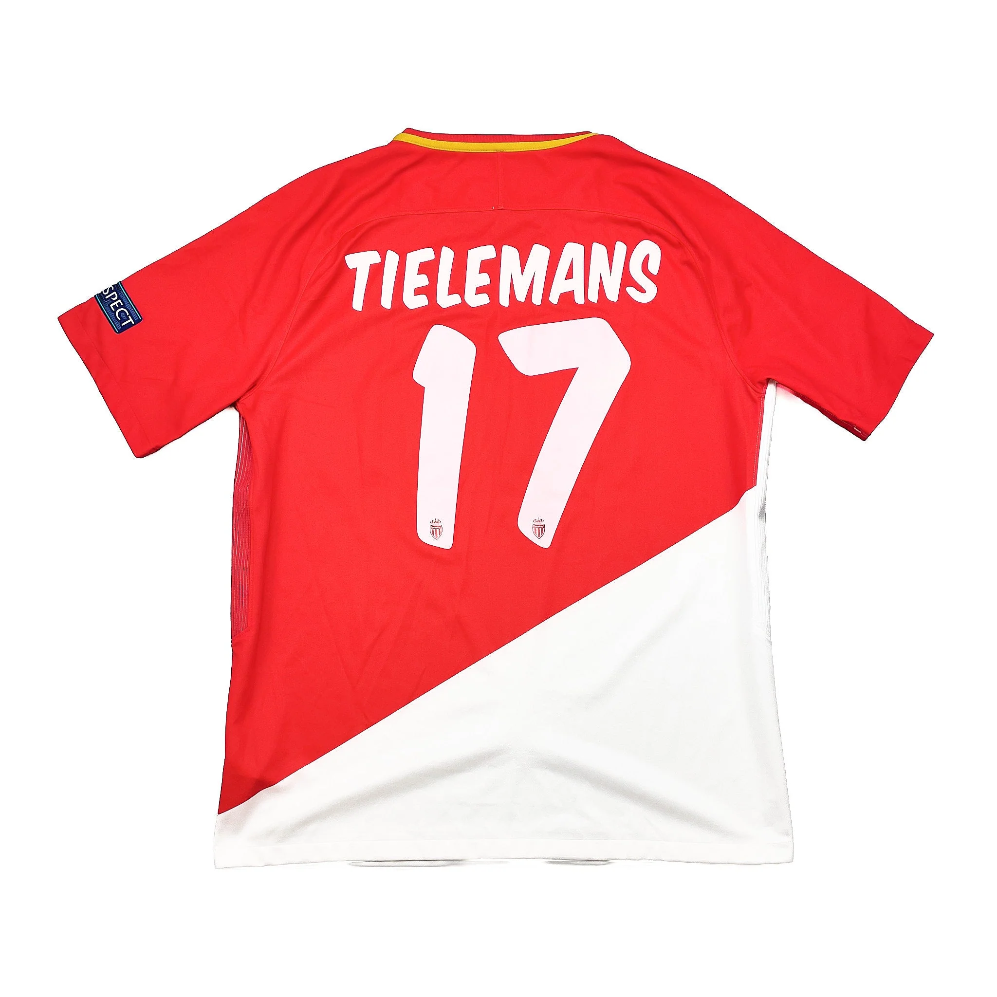 2017/18 Monaco Tielemans #17 C/L Home Shirt (XL) Nike - Image 3