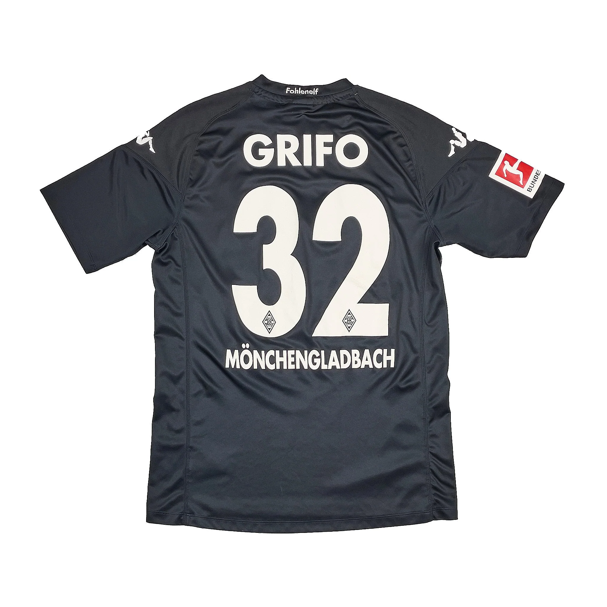 2017/18 Monchengladbach Grifo #32 Away Shirt (M) Kappa - Image 3