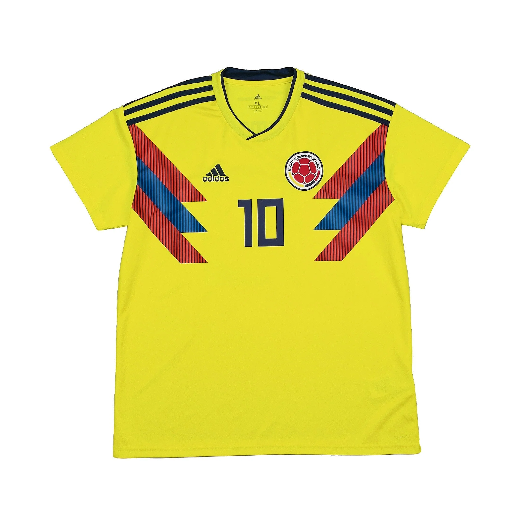 2018/19 Colombia James #10 Home Shirt (XL) Adidas - Image 2